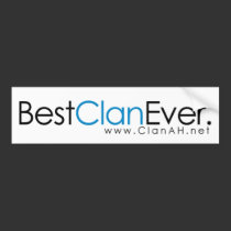 Clan AH Bumper Sticker bumper stickers