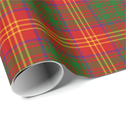 Clan Burns Tartan Plaid Pattern Wrapping Paper Zazzle