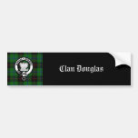 Clan Douglas Tartan Crest Bumper Stickers