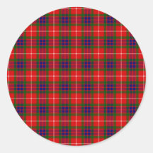 Clan Fraser Tartan Sticker