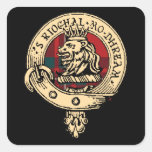 Clan Gregor Badge Tartan Sticker