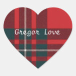 Clan Gregor Tartan Stickers