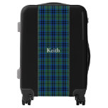 Clan Keith Tartan Customize Your Name Luggage