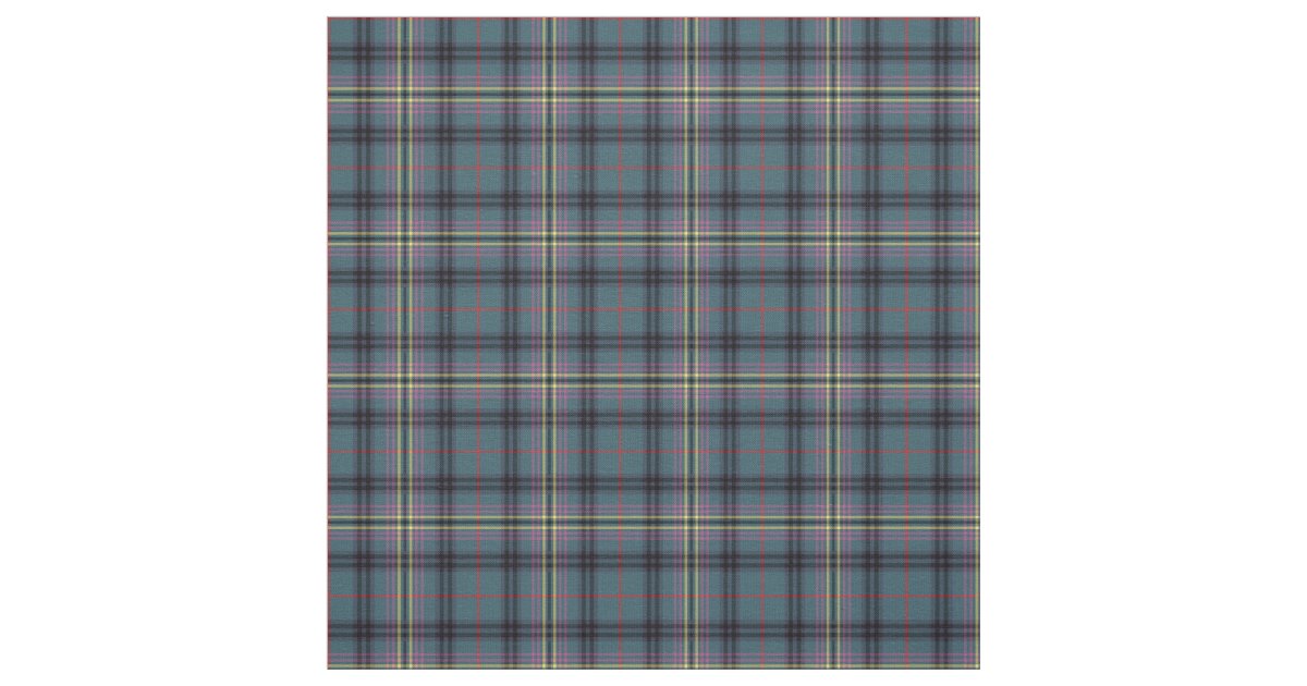 Clan Kennedy Ancient Tartan Fabric | Zazzle