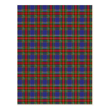 Clan MacBeth Tartan Postcards