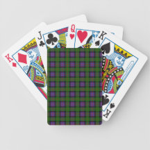 Clan MacDonald Tartan Poker Cards