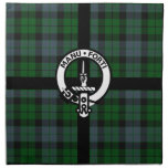 Clan Mackay Tartan and Crest Badge Napkins