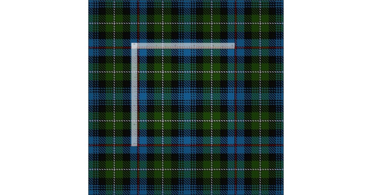 Clan Mackenzie Scottish Tartan Plaid Fabric Zazzle