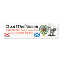 Clan MacKinnon Bumper Sticker-1