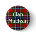 Clan Maclean - Duart - Dress Tartan Button by mycreatedlife Clan Maclean - Duart - Dress Tartan Button