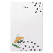 Clancey Goes On A Trip Stationery Paper