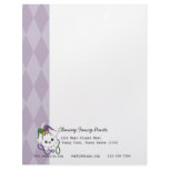 Clancey Mardi Gras Letterhead Template
