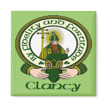 Clancy Clan Motto Magnet by irishcountry Clancy Clan Motto Magnet