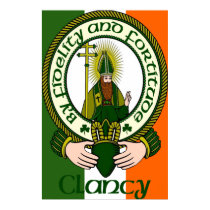 Clancy Clan Motto Poster Print by irishcountry Clancy Clan Motto Poster Print