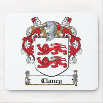 Clancy Family Crest mousepads by coatsofarms Clancy Family Crest mousepads