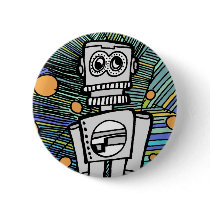 CLANKY M-12 ROBOT PIN