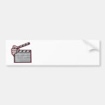 Clapboard Clapperboard Clapper Front Bumper Stickers