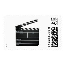 Clapboard Film Movie Slate Postage