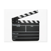 Clapboard Film Movie Slate postcards by Progger Clapboard Film Movie Slate postcards
