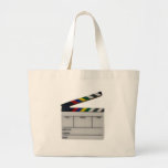 Clapboard movie filmmaker slate canvas bag