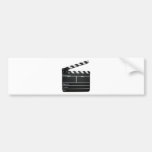 Clapboard movie slate clapper film bumper stickers