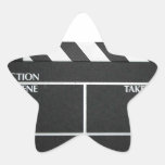 Clapboard movie slate clapper film sticker