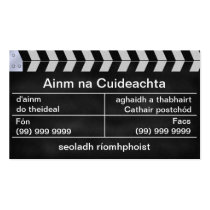 clapperboard Cinema Business Cards