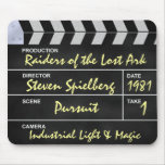 clapperboard cinema Raiders of the Lost Ark Mouse Pad