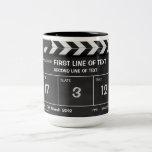 CLAPPERBOARD CLASSIC mug with your text