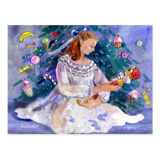Clara and the Nutcracker Postcard Zazzle