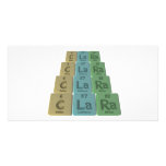 Clara as Carbon Lanthanum Radium Photo Greeting Card