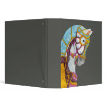 Clara Carousel Horse Avery Binder
