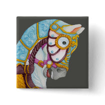Clara Carousel Horse Button