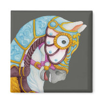 Clara Carousel Horse Magnet