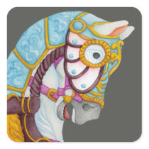 Clara Carousel Horse Sticker
