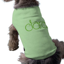 Clara lime Dog T-shirt pet clothing