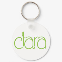 Clara lime Keychain