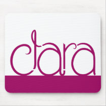 Clara plum Mousepad
