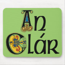 Clare (Gaelic) Mousepad by irishcountry Clare (Gaelic) Mousepad