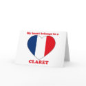 Claret cards