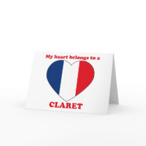 Claret cards