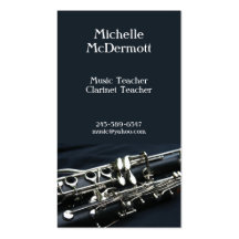 Clarinet Business Card