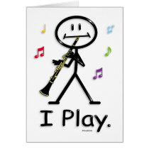 Clarinet Greeting Cards