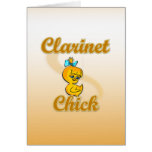 Clarinet Chick Greeting Cards