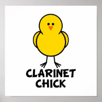 Clarinet Chick Posters