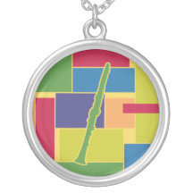 Clarinet Colorblocks Necklace