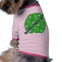 Clarinet Dog T-shirt