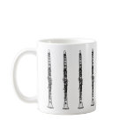 Clarinet "Drawing" mugs