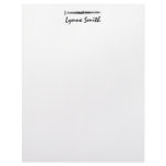 Clarinet "Drawing" Personalized letterhead
