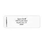 Clarinet "Drawing" Return Address Label